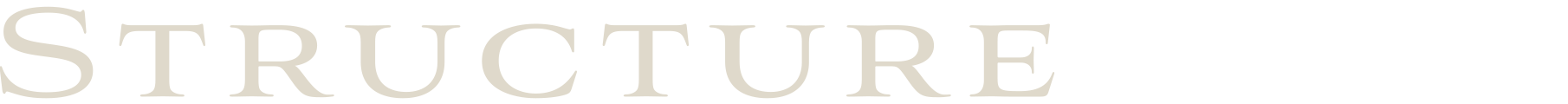 STRUCTURE