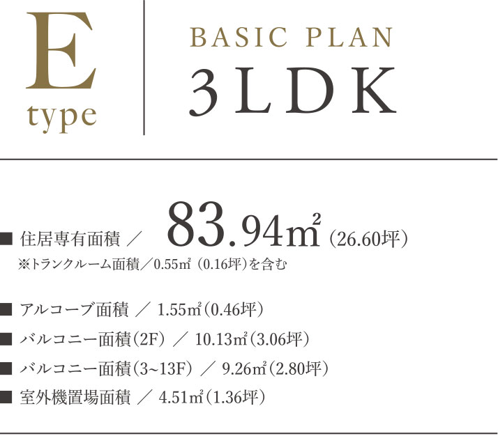 Eタイプ BASIC PLAN