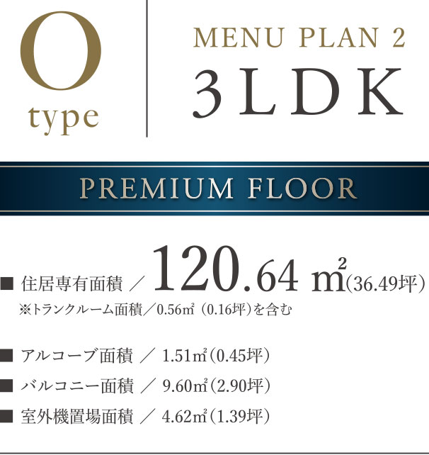 Oタイプ MENU PLAN 2